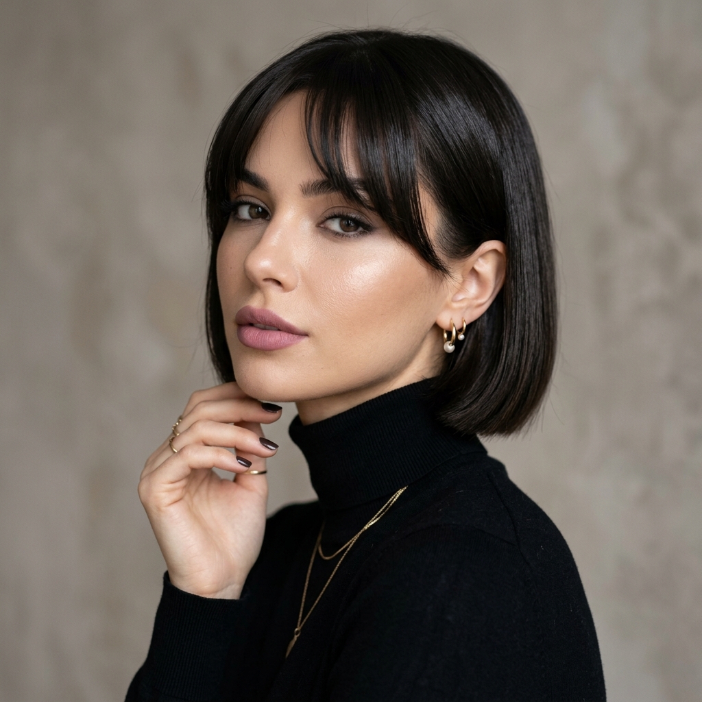Before: short bob